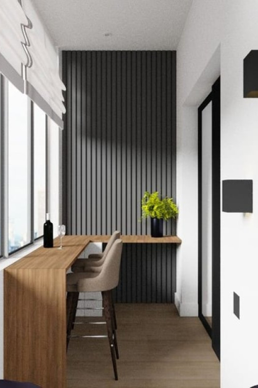Özbir Kitchen 100x240 Cm Antrasit Renk Akustik Duvar Paneli