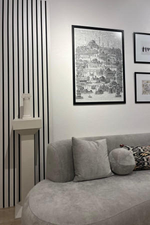  Özbir Kitchen Beyaz Akustik Duvar Paneli 100x280 Ahşap Duvar Paneli