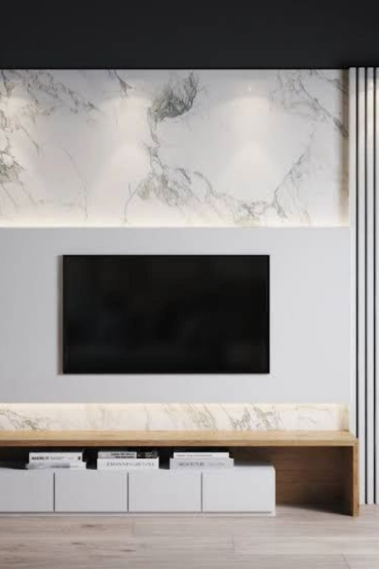 Özbir Kitchen Beyaz Akustik Duvar Paneli 100x280 Ahşap Duvar Paneli