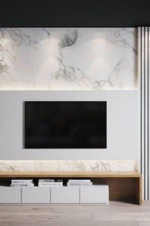 Özbir Kitchen Beyaz Akustik Duvar Paneli 100x240 Ahşap Duvar Paneli