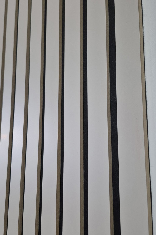 ÖZBİR KITCHEN Yeni Gri Akustik Duvar Paneli 100x280 Ahşap Duvar Paneli